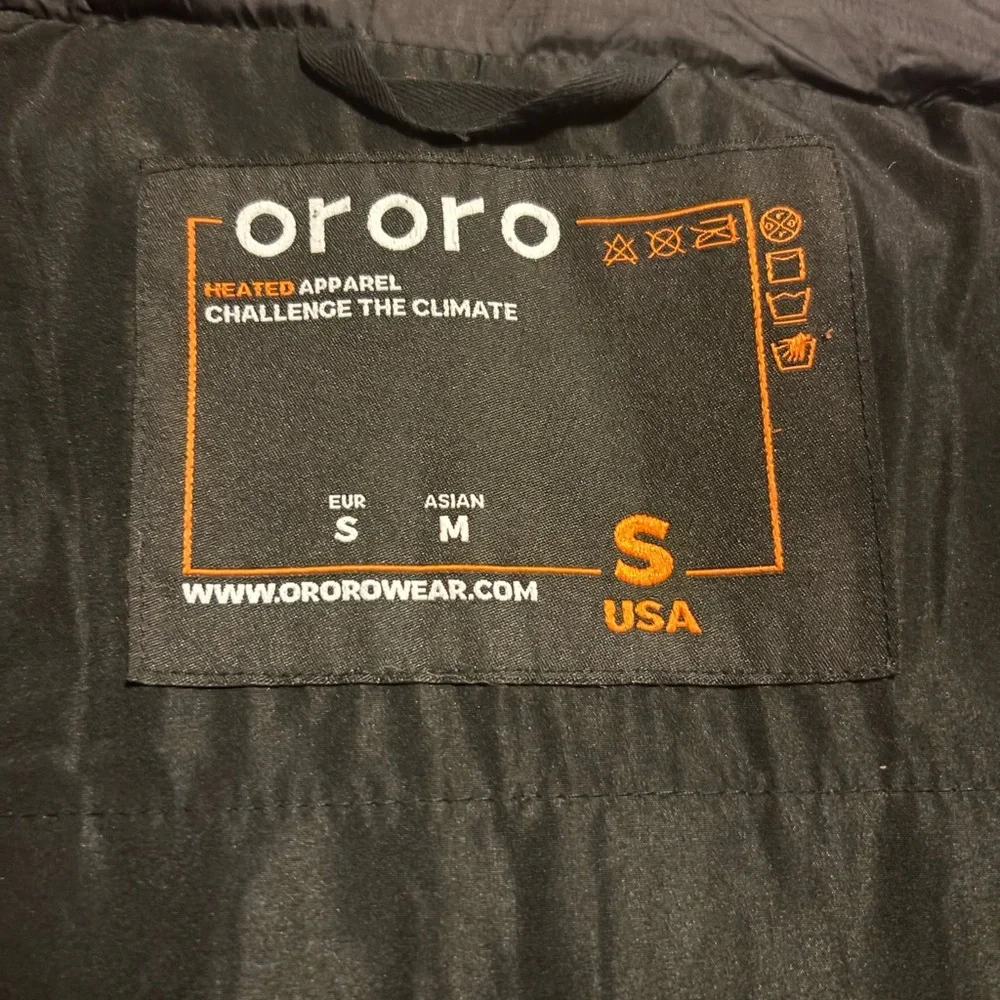 Ororo Heated Women's Black Puffer Vest - Picture 8 of 9